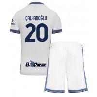 Camiseta Inter Milan Hakan Calhanoglu #20 Segunda Equipación Replica 2024-25 para niños mangas cortas (+ Pantalones cortos)